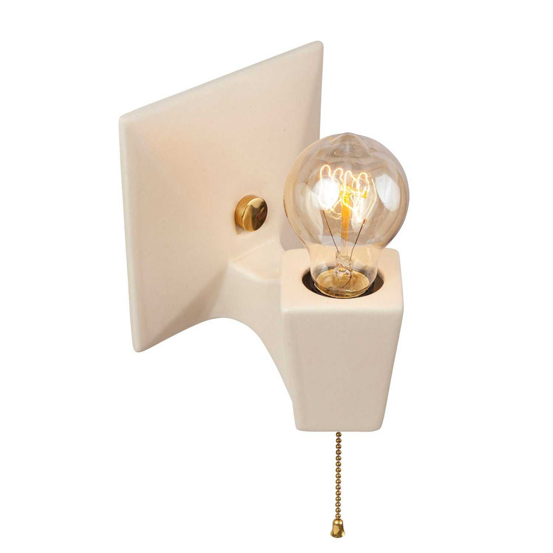 American Classics One Light Wall Sconce in Matte White Justice Designs