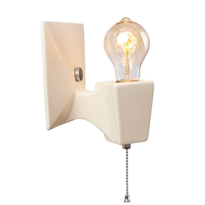 American Classics One Light Wall Sconce in Matte White Justice Designs