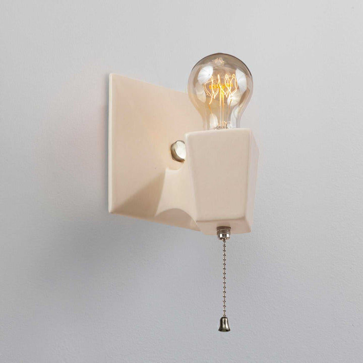 American Classics One Light Wall Sconce in Matte White Justice Designs