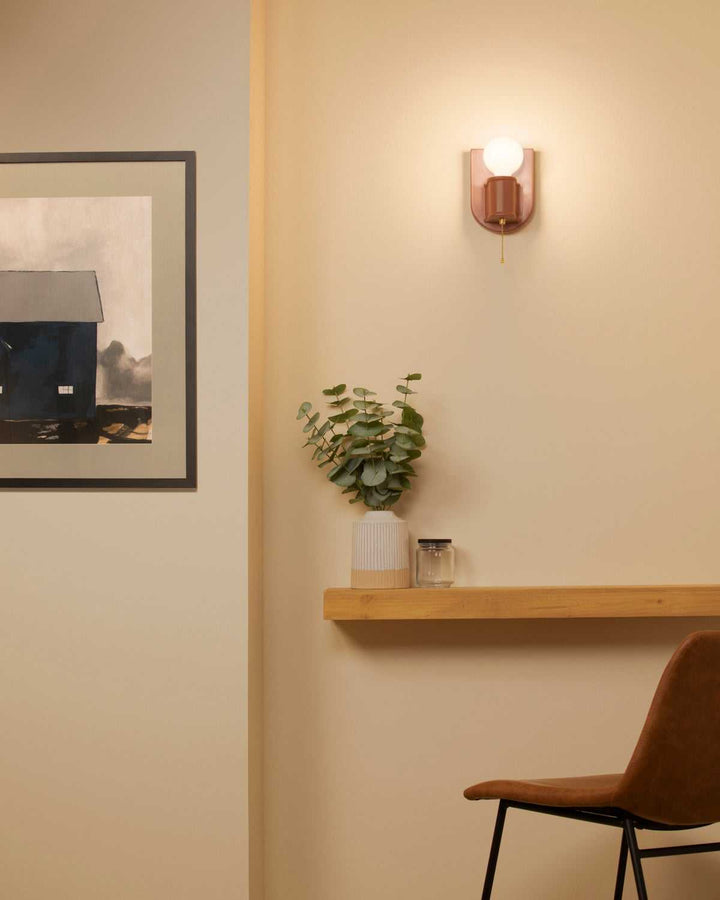 American Classics One Light Wall Sconce in Canyon Clay Justice Designs