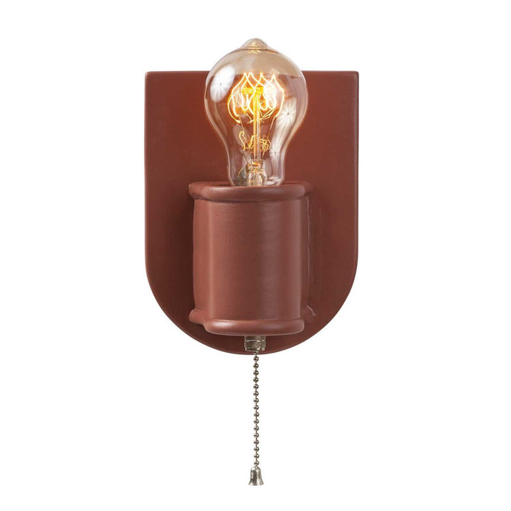 American Classics One Light Wall Sconce in Canyon Clay Justice Designs