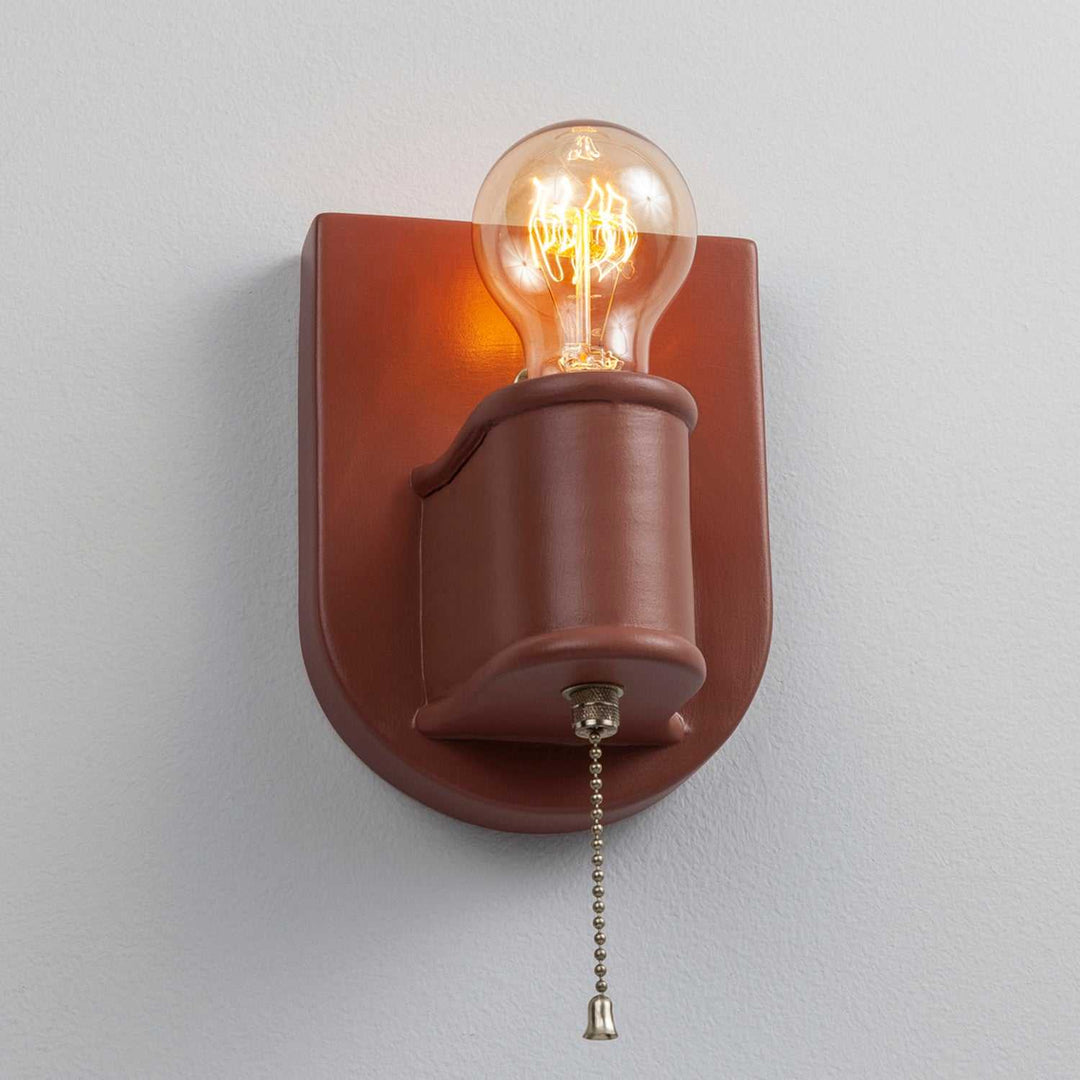 American Classics One Light Wall Sconce in Canyon Clay Justice Designs