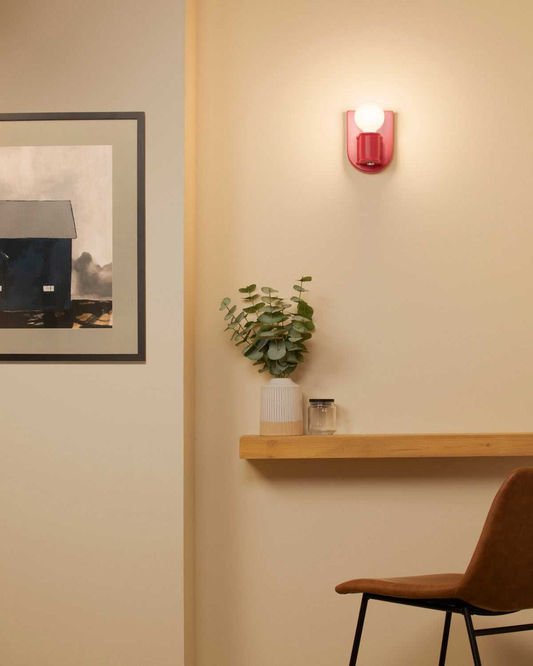 American Classics One Light Wall Sconce in Cerise Justice Designs
