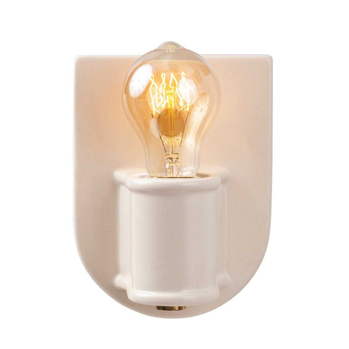 American Classics One Light Wall Sconce in Matte White Justice Designs