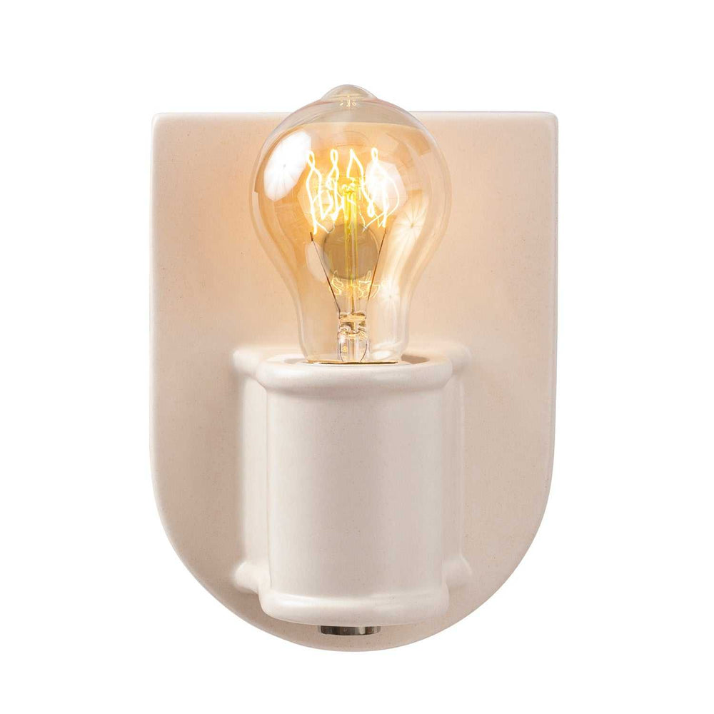 American Classics One Light Wall Sconce in Matte White Justice Designs