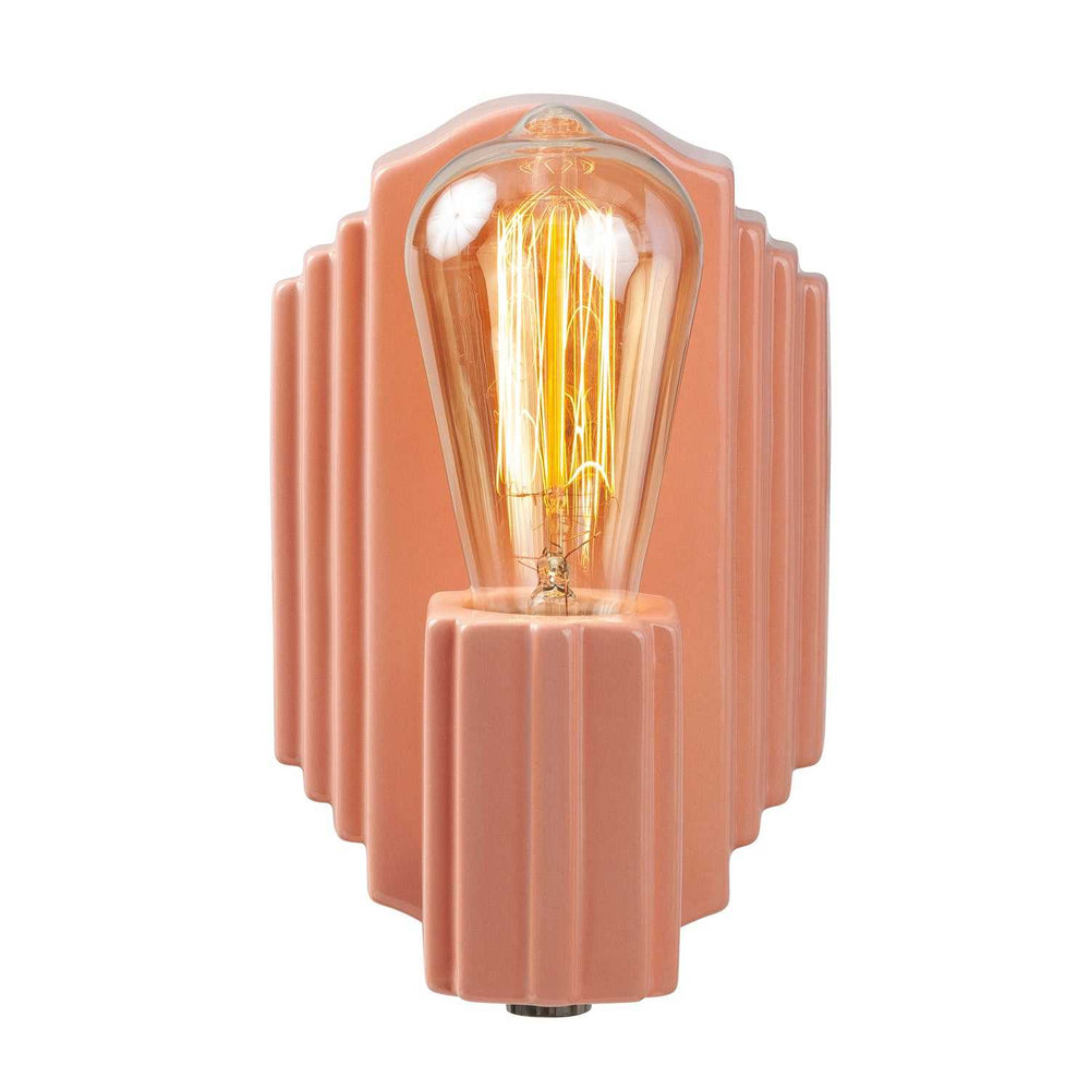 American Classics One Light Wall Sconce in Gloss Blush Justice Designs