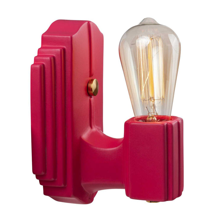 American Classics One Light Wall Sconce in Cerise Justice Designs