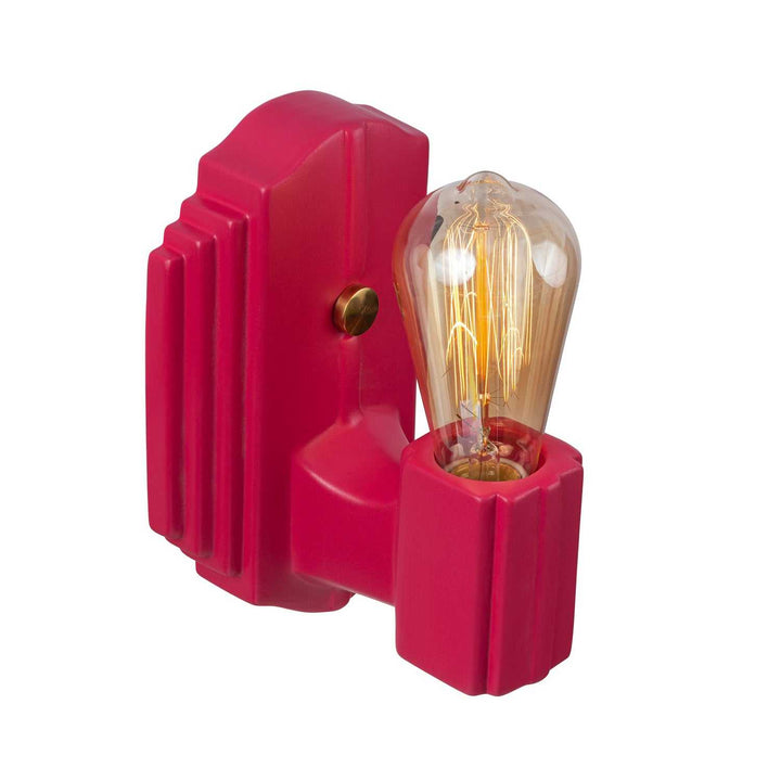 American Classics One Light Wall Sconce in Cerise Justice Designs