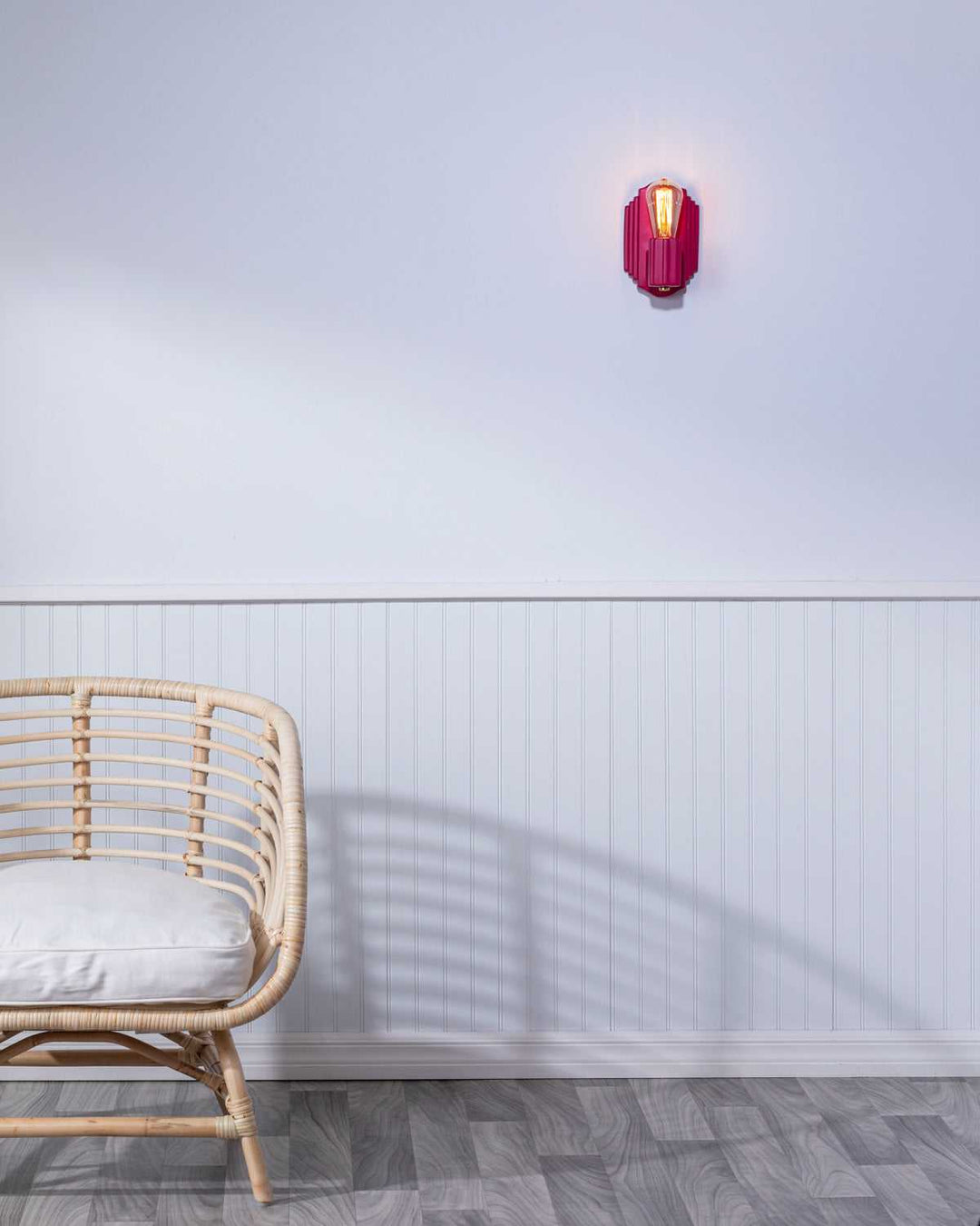 American Classics One Light Wall Sconce in Cerise Justice Designs
