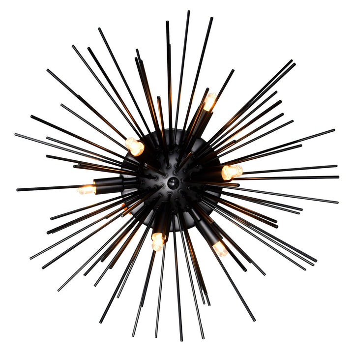 CWI Lighting Canada - 1034C20-6-101 - Six Light Flush Mount - Savannah - Black