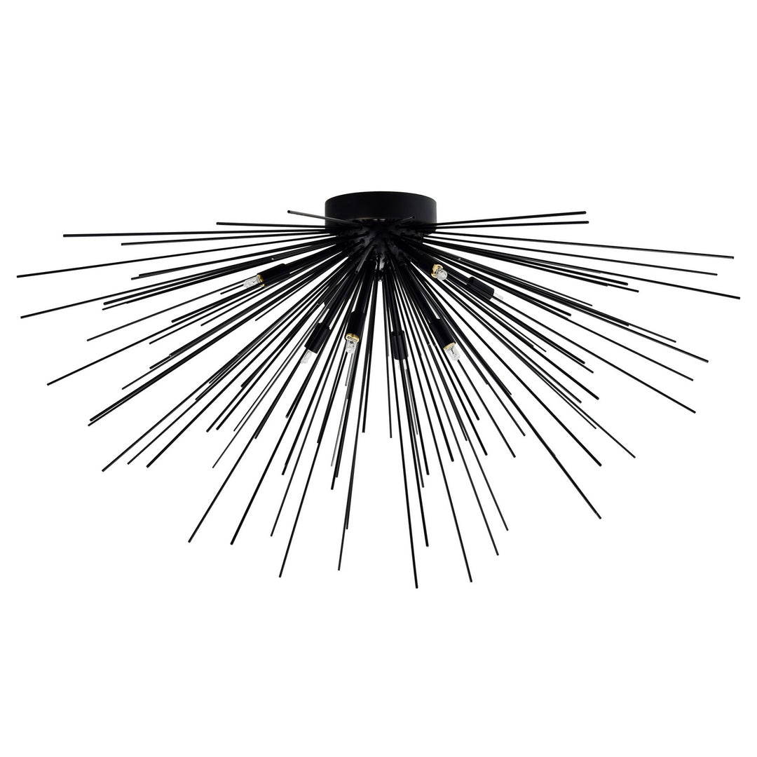 CWI Lighting Canada - 1034C40-8-101 - Eight Light Flush Mount - Savannah - Black
