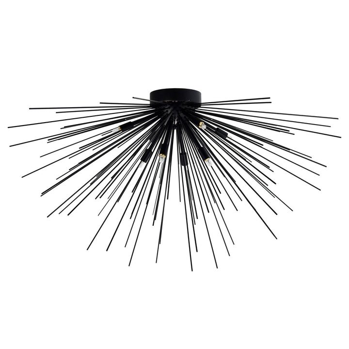 CWI Lighting Canada - 1034C40-8-101 - Eight Light Flush Mount - Savannah - Black