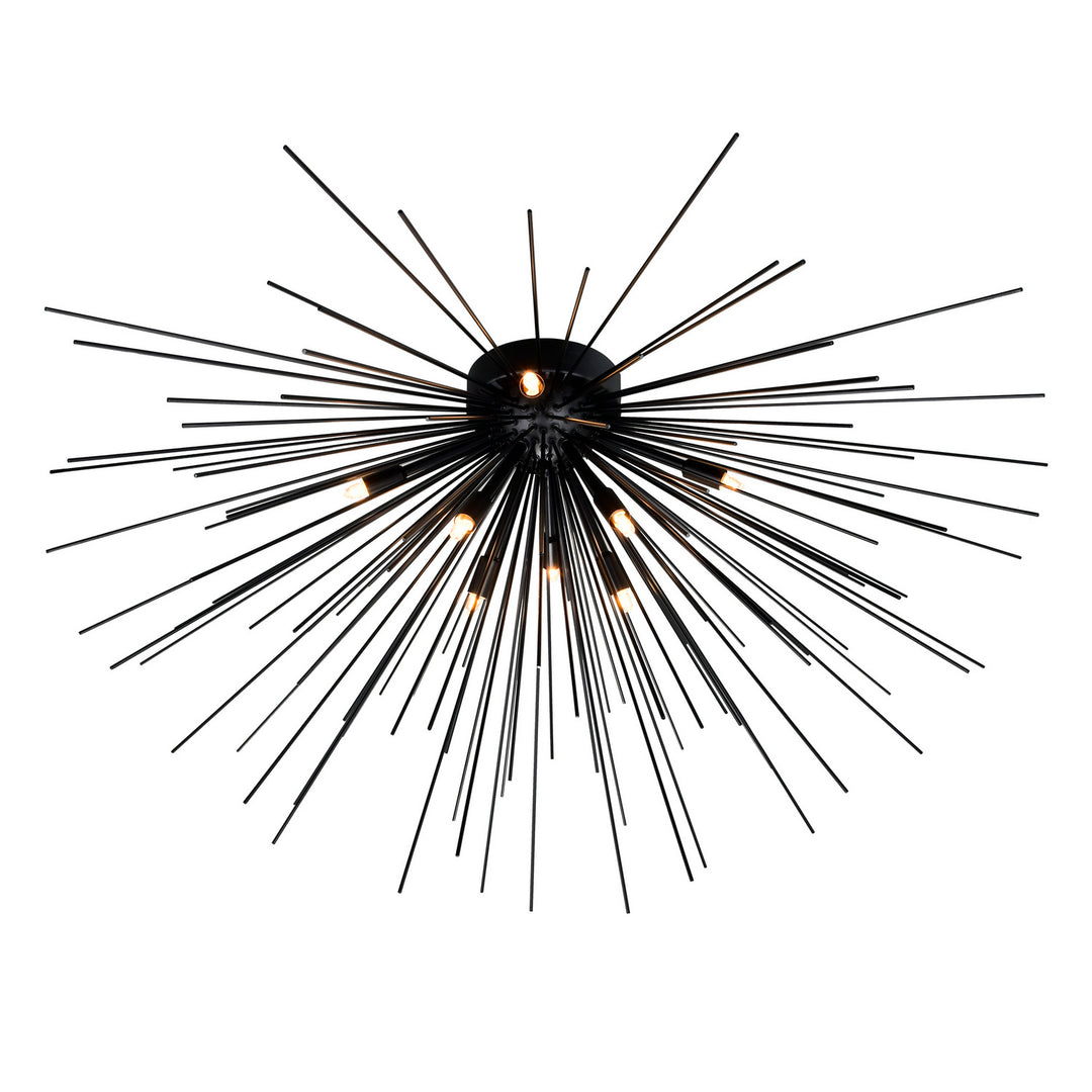 CWI Lighting Canada - 1034C40-8-101 - Eight Light Flush Mount - Savannah - Black