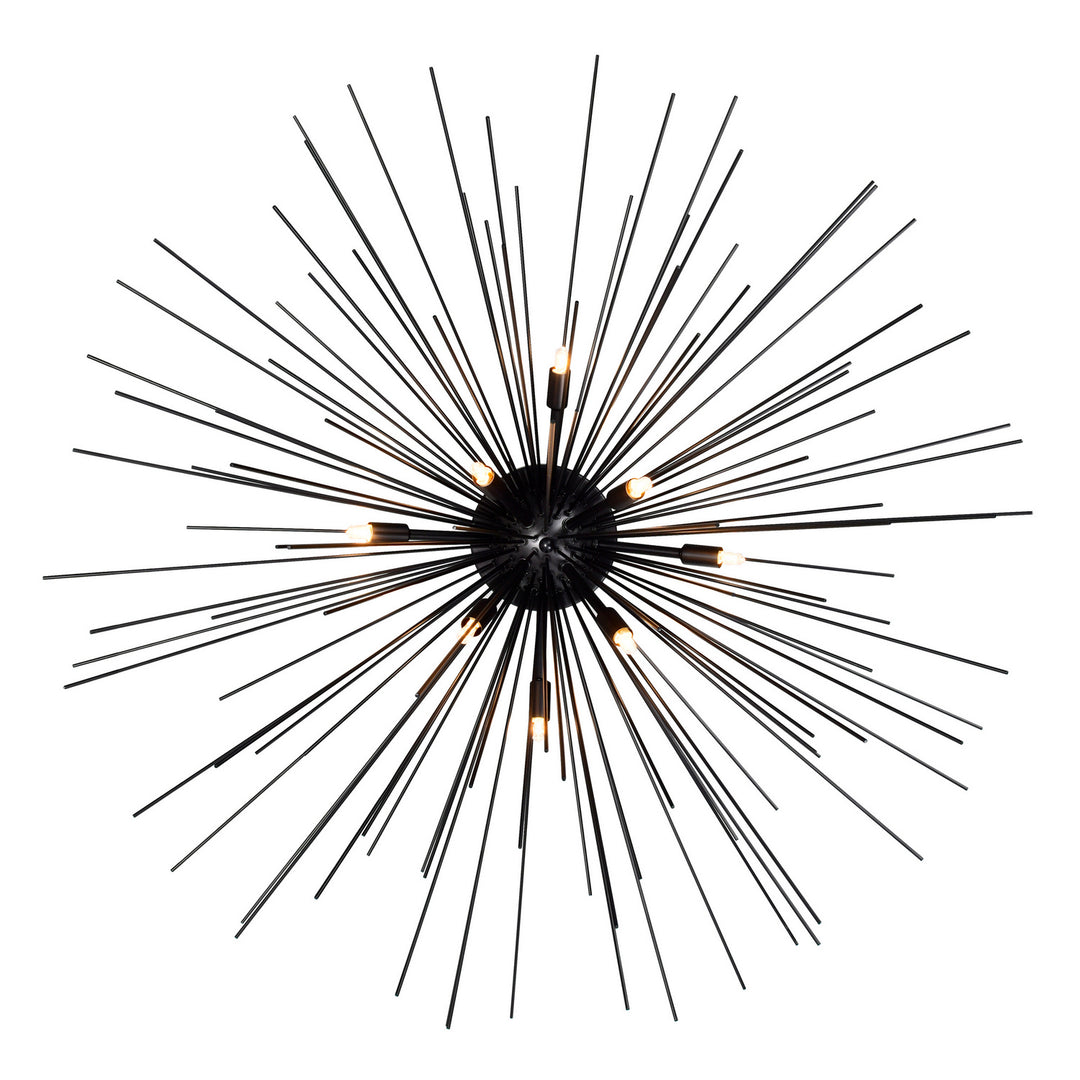 CWI Lighting Canada - 1034C40-8-101 - Eight Light Flush Mount - Savannah - Black