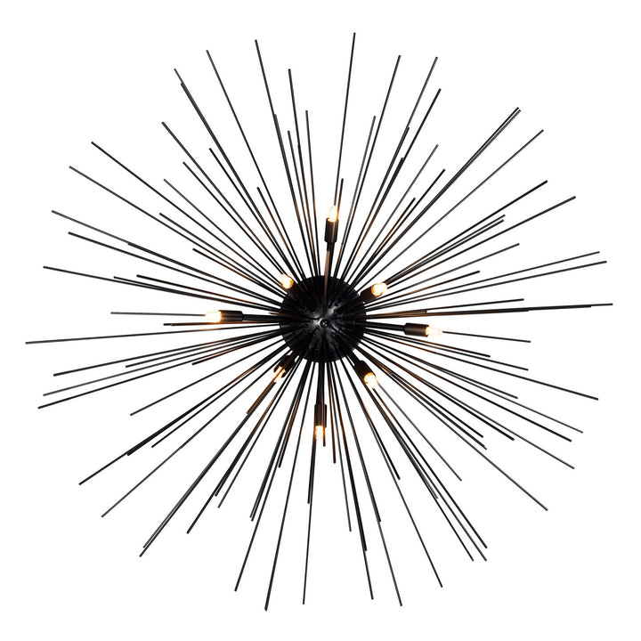 CWI Lighting Canada - 1034C40-8-101 - Eight Light Flush Mount - Savannah - Black