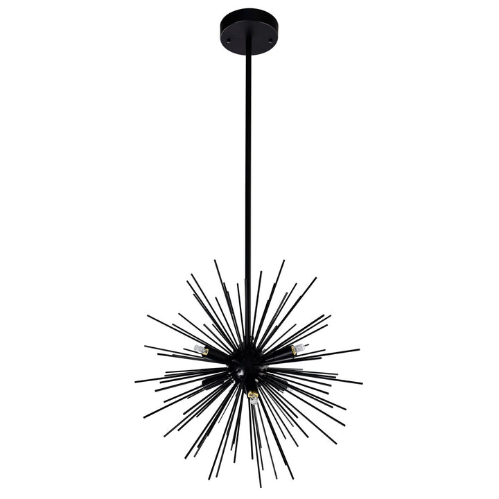 CWI Lighting Canada - 1034P16-6-101 - Six Light Chandelier - Savannah - Black
