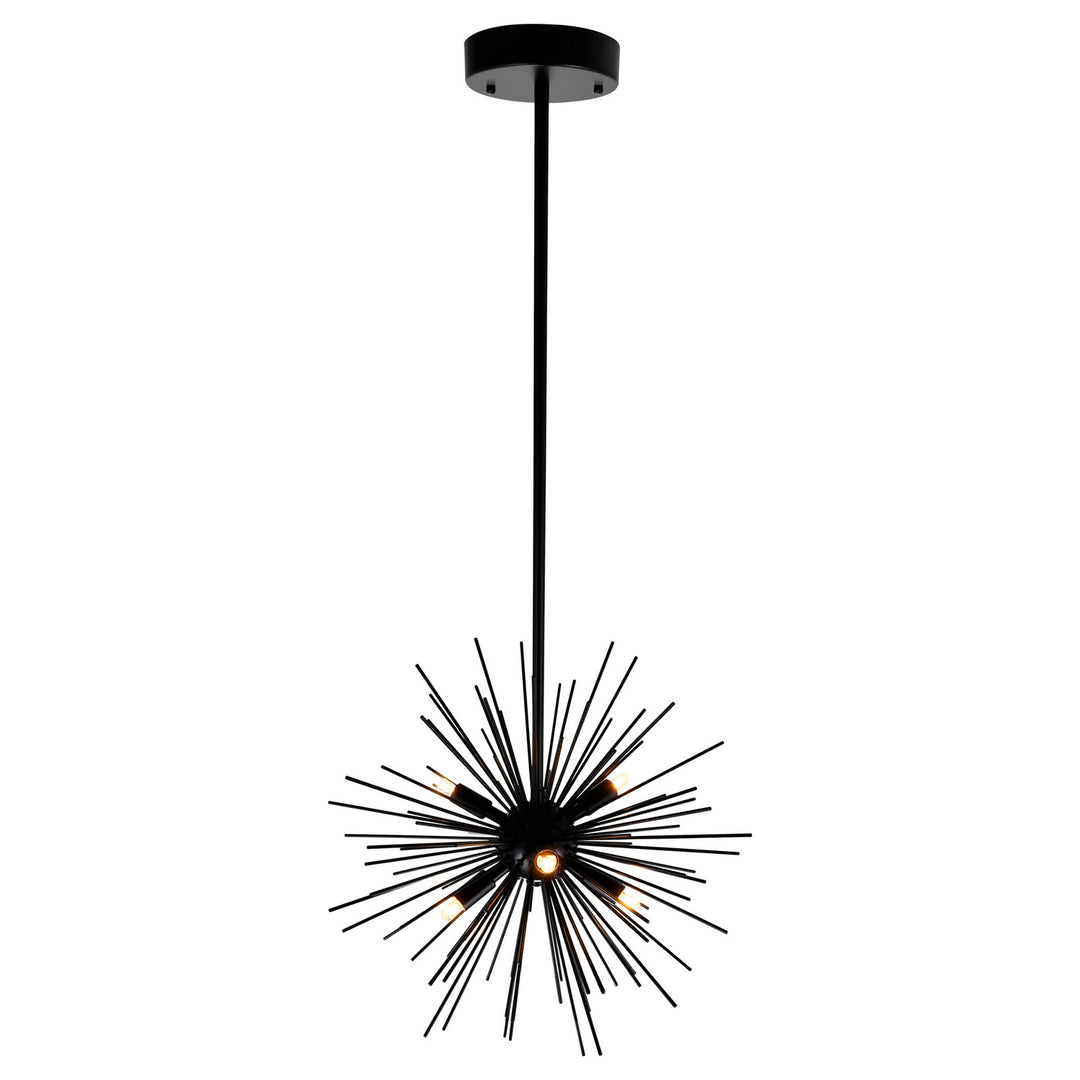 CWI Lighting Canada - 1034P16-6-101 - Six Light Chandelier - Savannah - Black
