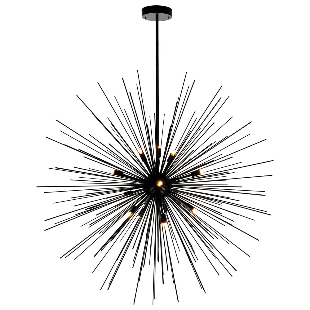 CWI Lighting Canada - 1034P40-14-101 - 14 Light Chandelier - Savannah - Black