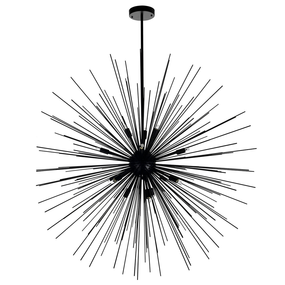 CWI Lighting Canada - 1034P40-14-101 - 14 Light Chandelier - Savannah - Black