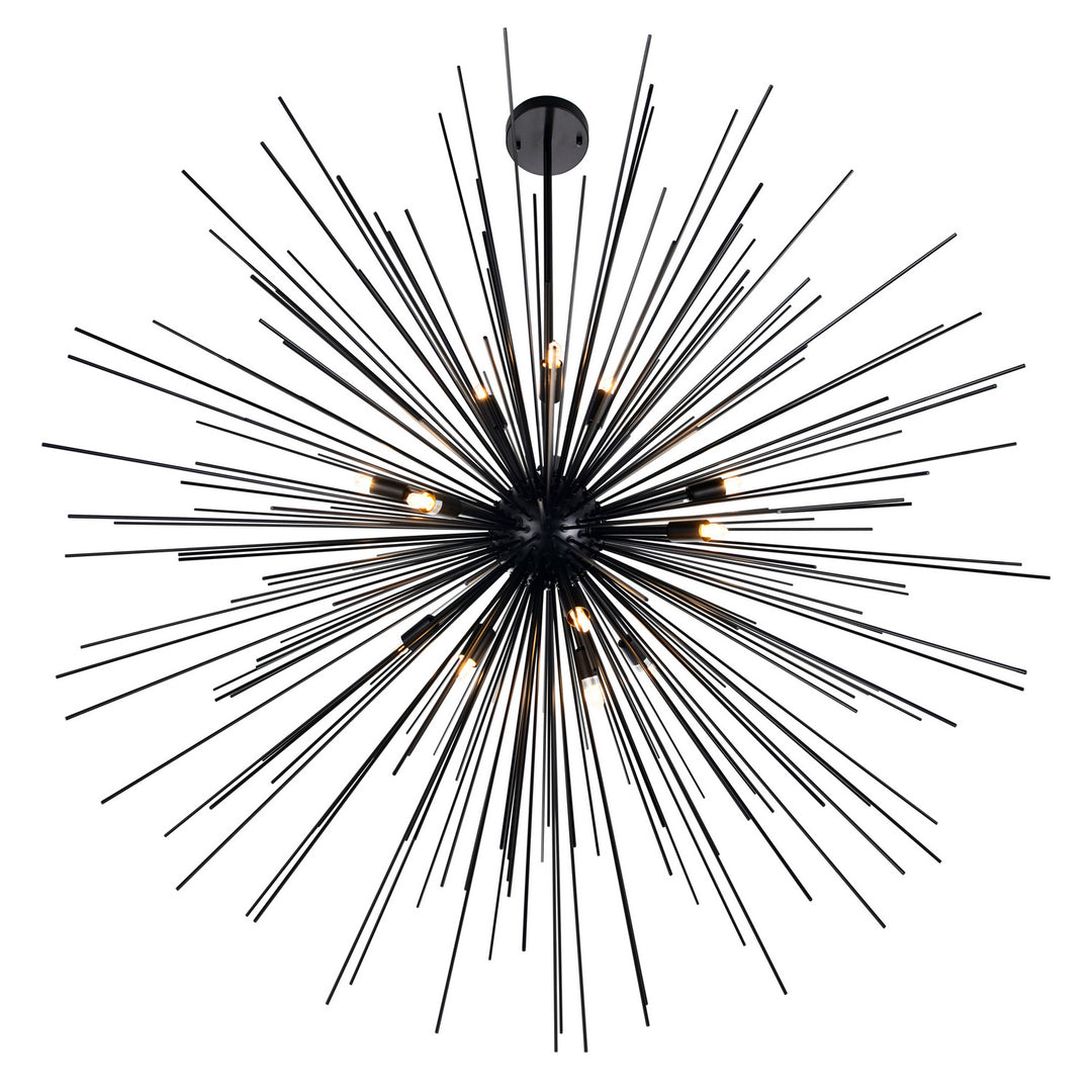 CWI Lighting Canada - 1034P40-14-101 - 14 Light Chandelier - Savannah - Black