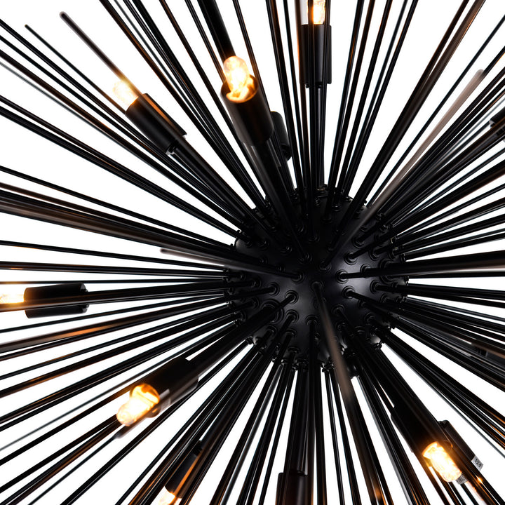 CWI Lighting Canada - 1034P40-14-101 - 14 Light Chandelier - Savannah - Black