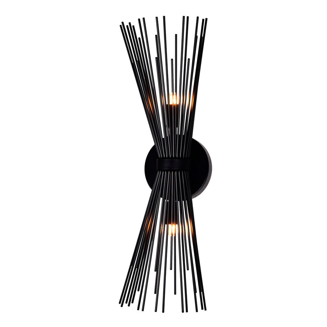 CWI Lighting Canada - 1034W8-2-101 - Two Light Wall Sconce - Savannah - Black