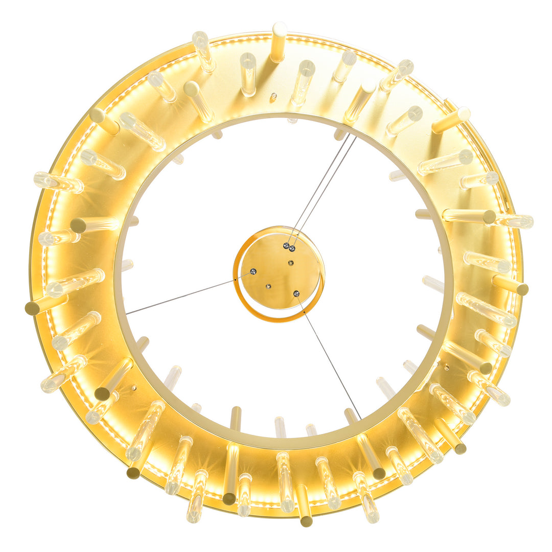 CWI Lighting Canada - 1245P20-602 - LED Chandelier - Millipede - Satin Gold