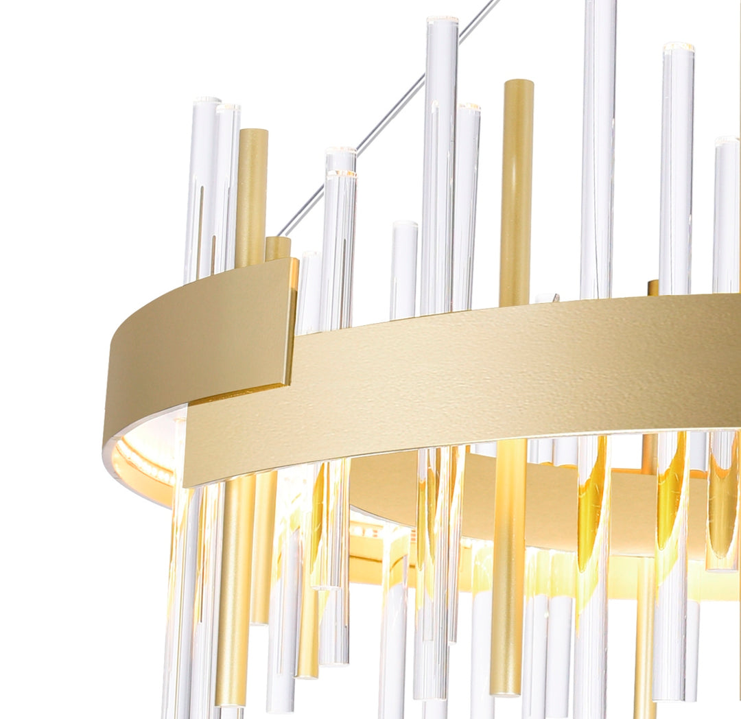 CWI Lighting Canada - 1245P26-602 - LED Chandelier - Millipede - Satin Gold