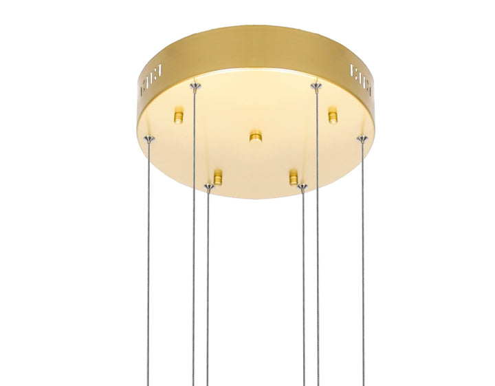 CWI Lighting Canada - 1245P32-602 - LED Chandelier - Millipede - Satin Gold