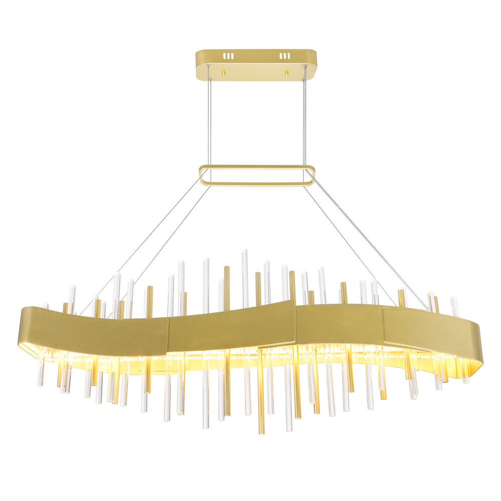 CWI Lighting Canada - 1245P40-602 - LED Chandelier - Millipede - Satin Gold