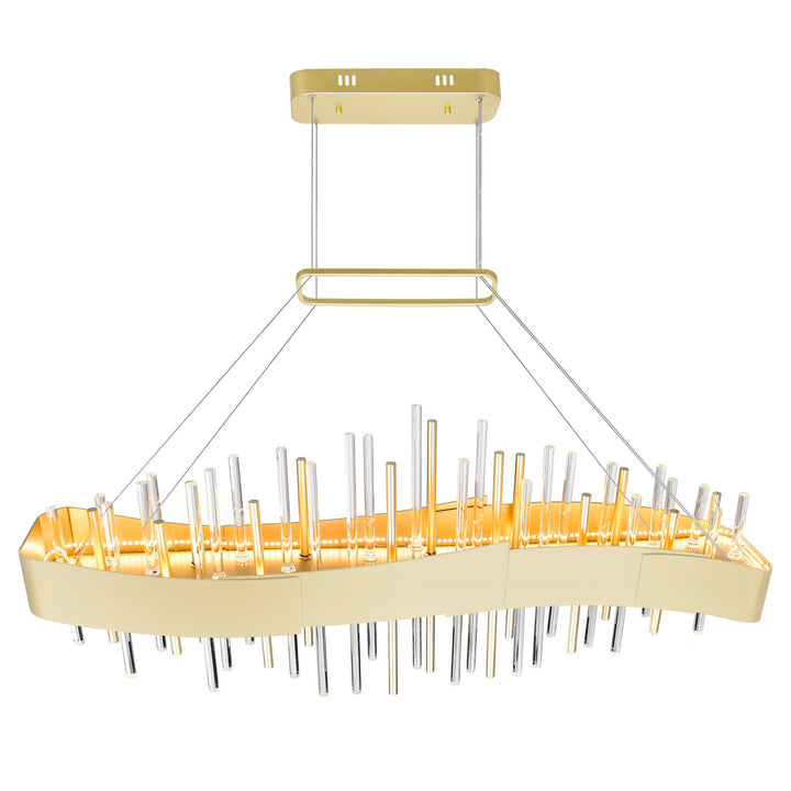 CWI Lighting Canada - 1245P40-602 - LED Chandelier - Millipede - Satin Gold