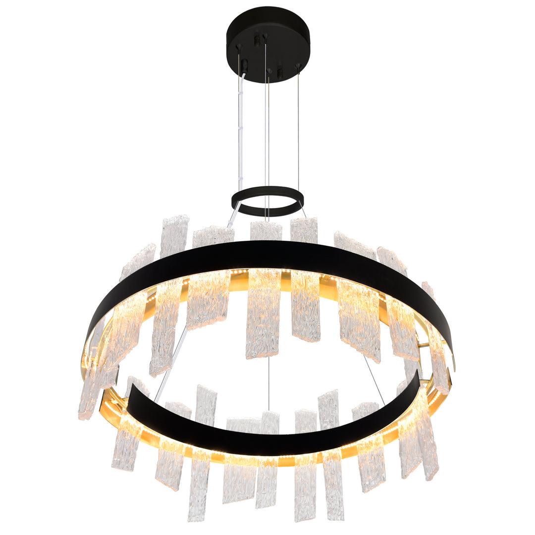 CWI Lighting Canada - 1246P32-101 - LED Chandelier - Guadiana - Black & Satin Gold