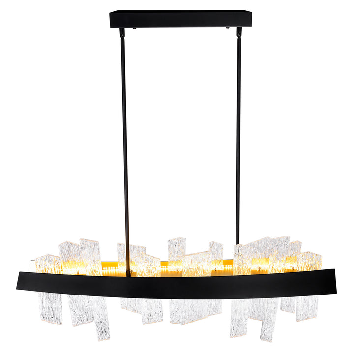 CWI Lighting Canada - 1246P39-101 - LED Chandelier - Guadiana - Black & Satin Gold