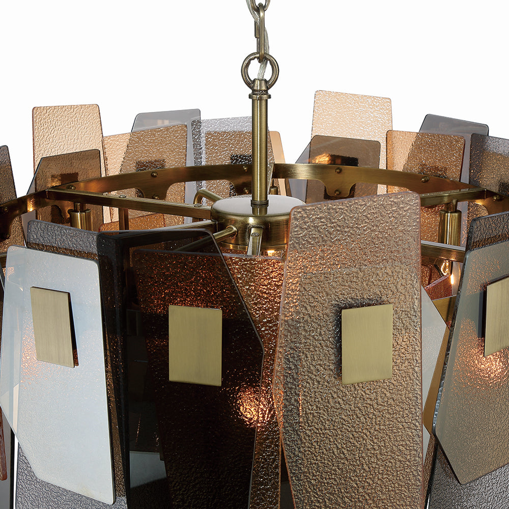 Eurofase Canada - 43875-016 - COCOLINA-CHD-10LT-26IN-BR-MX - COCOLINA - Brass