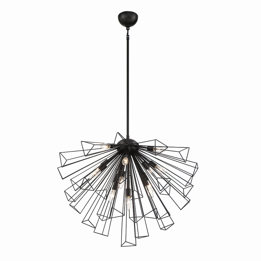 Eurofase Canada - 43863-013 - DENDELIO-CHD-13LT-30IN-BK - DENDELIO - Black