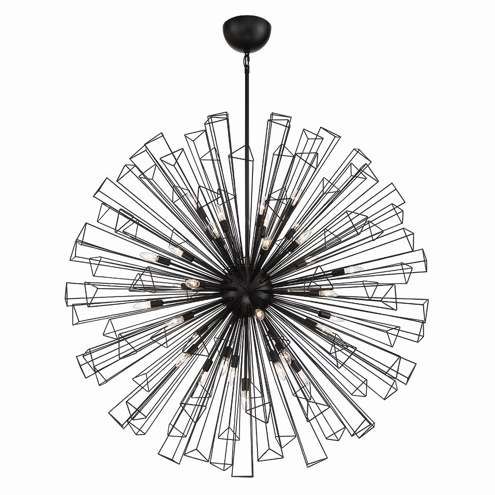 Eurofase Canada - 43865-017 - 35 Light Chandelier - Dendelio - Black