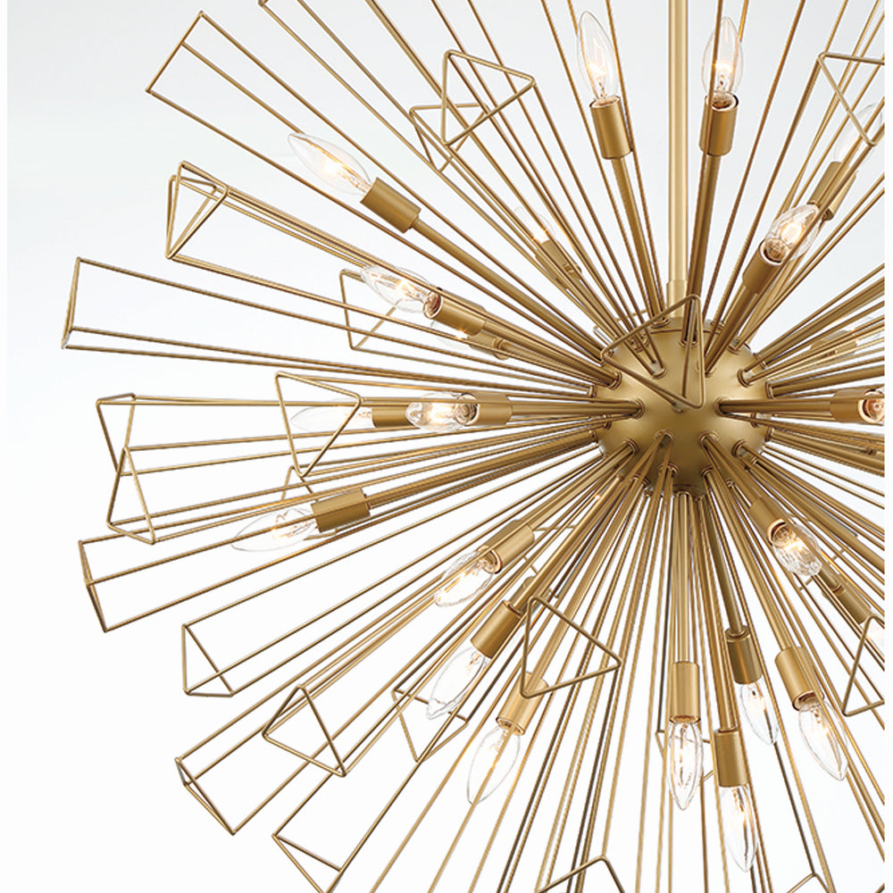 Eurofase Canada - 43865-025 - DENDELIO-CHD-35LT-54IN-GD - DENDELIO - Gold