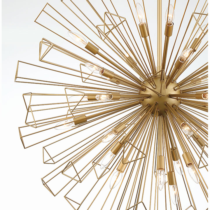 Eurofase Canada - 43865-025 - DENDELIO-CHD-35LT-54IN-GD - DENDELIO - Gold