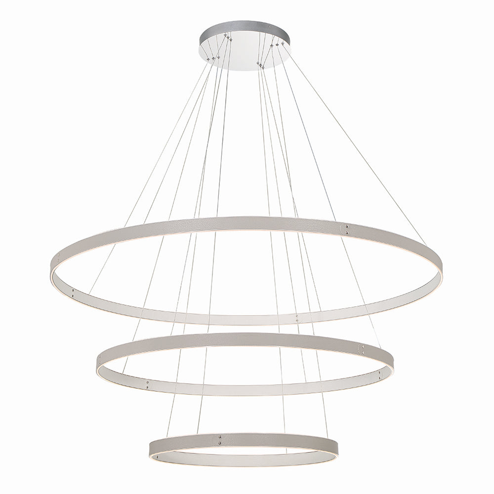 Eurofase Canada - 43900-039 - VERDURA-CHD-3LT-60IN-GR-WH - VERDURA - Grey