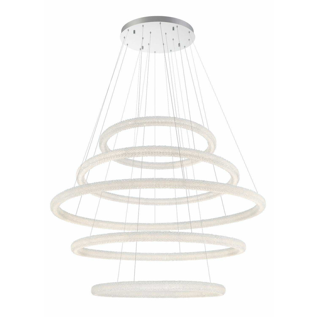 Sassi LED Chandelier in Chrome Eurofase Canada