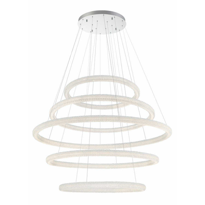 Sassi LED Chandelier in Chrome Eurofase Canada