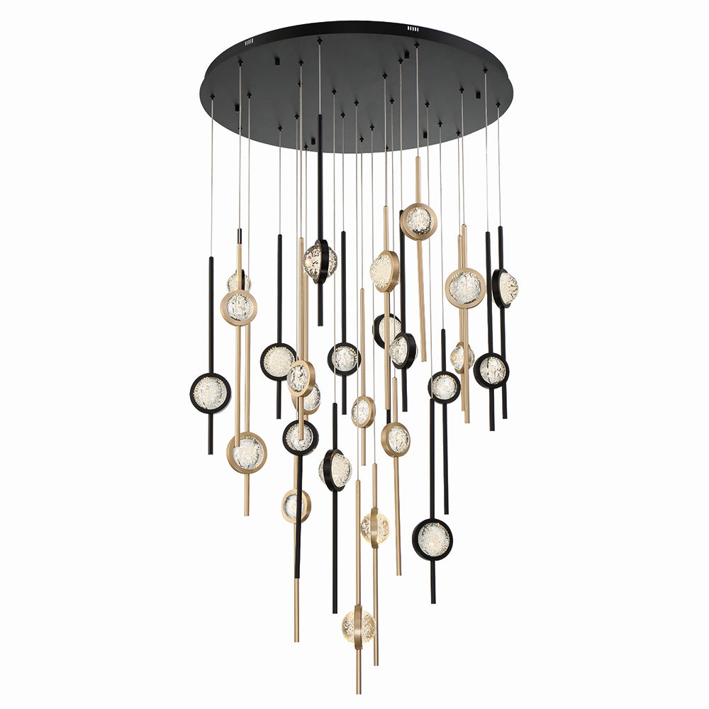 Eurofase Canada - 43890-033 - BARLETTA-CHD-26LT-40IN-GBM - BARLETTA - Gold-Black