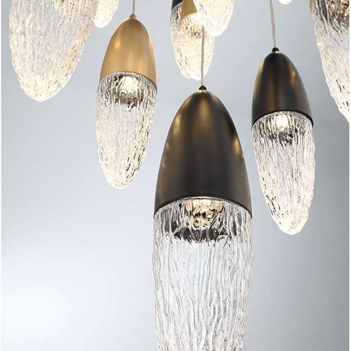 Eurofase Canada - 43859-041 - ECROU-CHD-12LT-30IN-GBM-CL - ECROU - Gold-Black