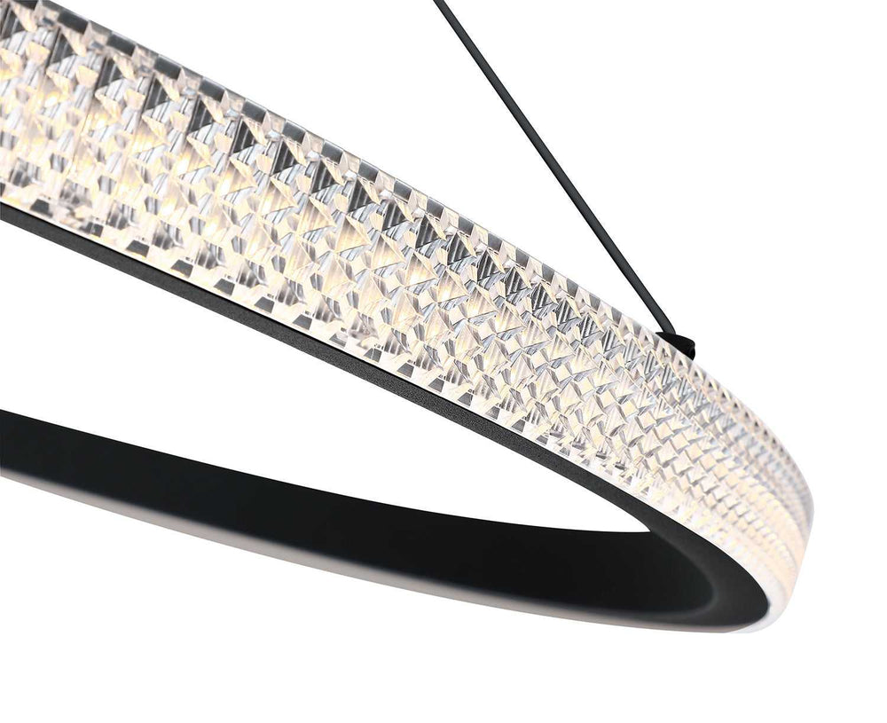 Prado LED Pendant in Black Kendal Canada