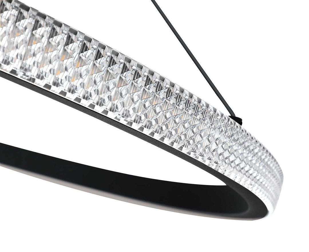 Prado LED Pendant in Black Kendal Canada