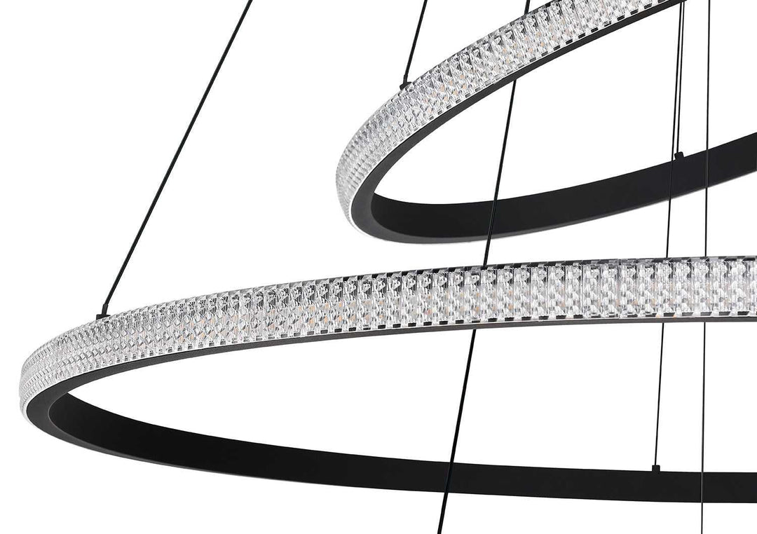 Prado LED Pendant in Black Kendal Canada