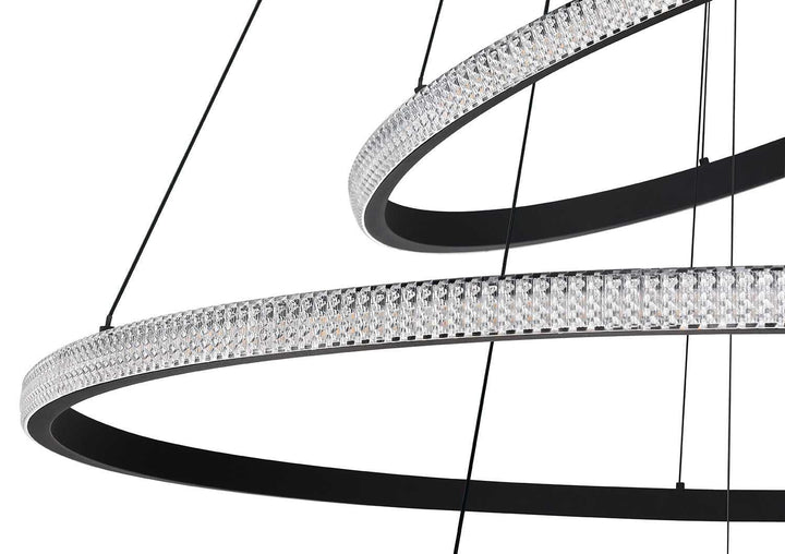 Prado LED Pendant in Black Kendal Canada