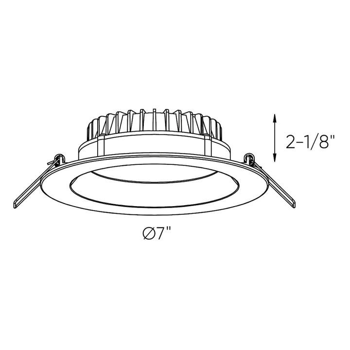 Dals - DCP-DDP6WH - Deep Regressed Panel - Etch Pro - WH