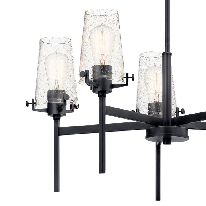 Kichler Canada - 43694BK - Five Light Chandelier - Alton - Black