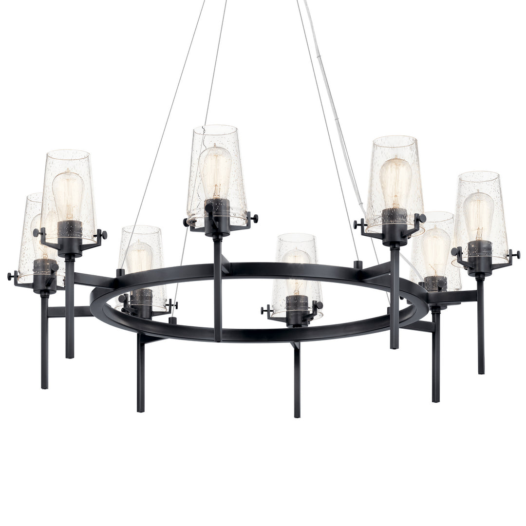 Kichler Canada - 43695BK - Eight Light Chandelier - Alton - Black